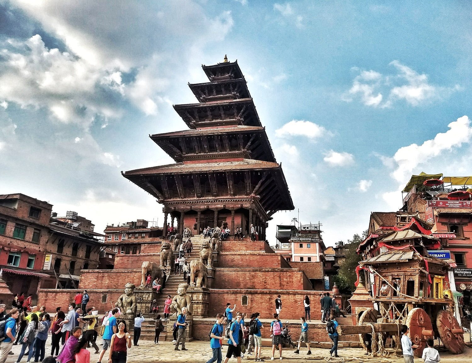 Bhaktapur darbar square in nepal