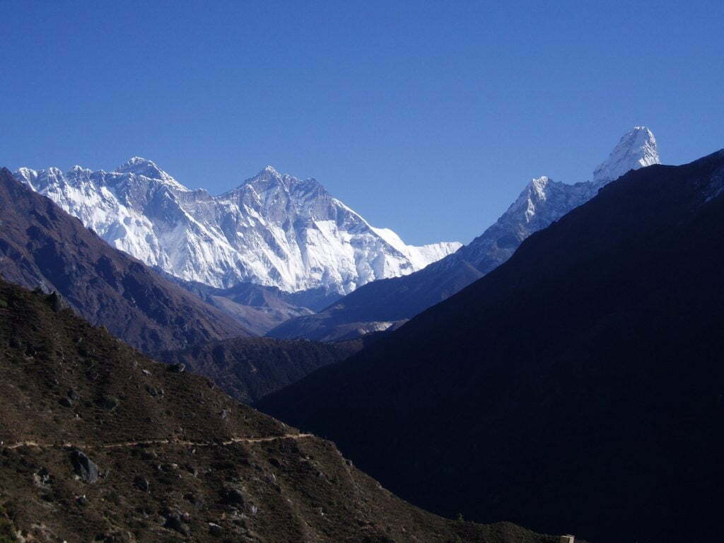 Mount everest base camp from namche bazaar - Best place to visit in nepal for adventure torurists