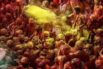 holi festival of India in mathura