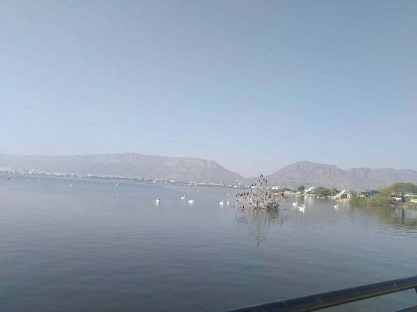 View of lake in ajmer