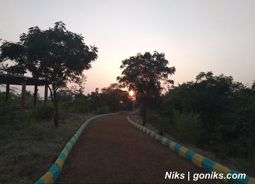 track in smriti van garden