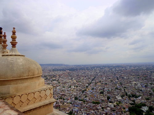 View of Jaipur from Nahargarh fort