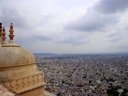 View of Jaipur from Nahargarh fort