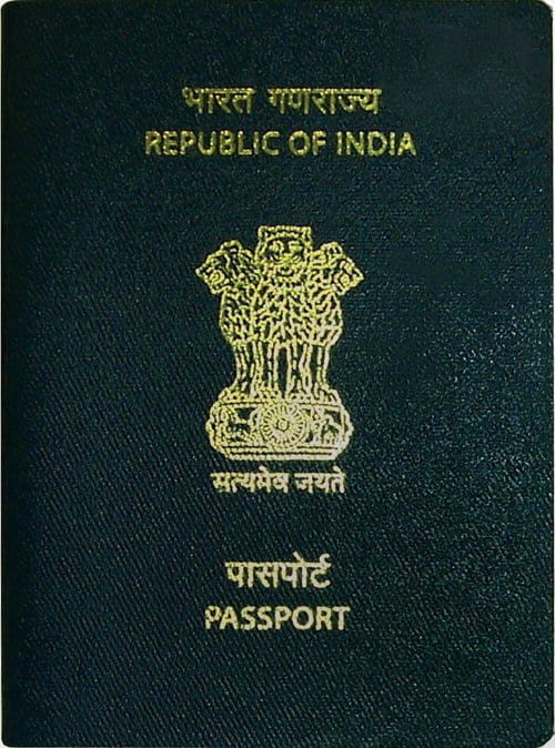 travel documents needed for india