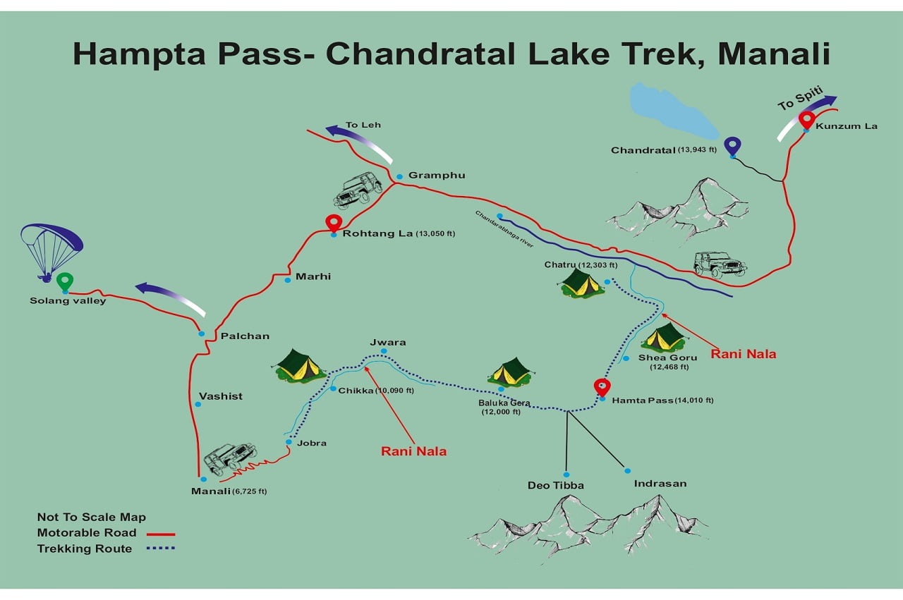 hampta pass trek package from delhi