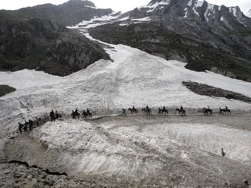 amarnath temple trekking route